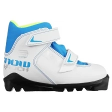 Trek Ботинки лыжные TREK Snowrock SNS ИК, цвет белый, лого синий, размер 29